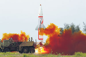 Nuclear-capable Prithvi-II missile test-fired successfully