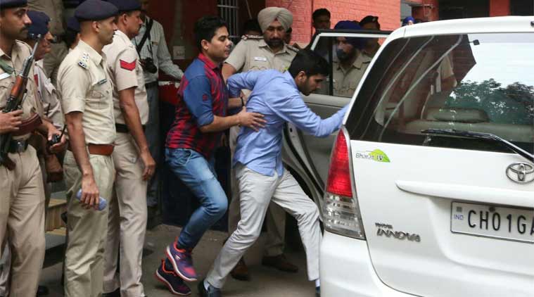 vikas balara arested, chandigarh stalking, chandigarh stalking case, stalking case, BJP haryana, chandigarh news, vikas barala, BJP, crime news, vikas barala arrest, india news, indian express news