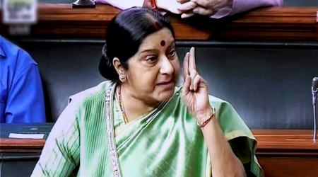 How Sushma Swaraj reacted to her being seen as a contender for presidential election
