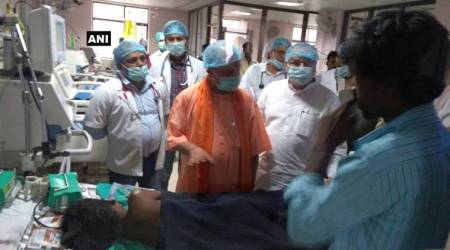 Gorakhpur hospital deaths: Yogi Adityanath, J P Nadda visit BRD as death toll rises to 72