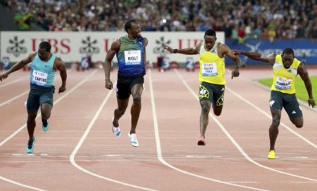 ‘Tired’ Usain Bolt sleepwalks to 100m win