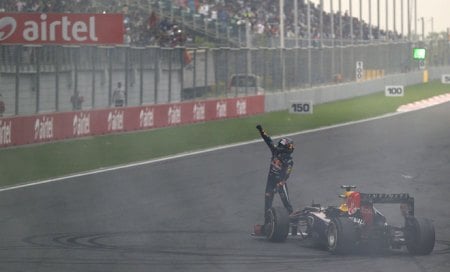 Incredbull India! Sebastian Vettel becomes youngest ever to win four successive titles