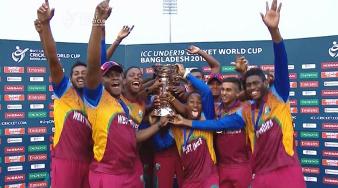 West Indies create history, lift maiden U19 World Cup