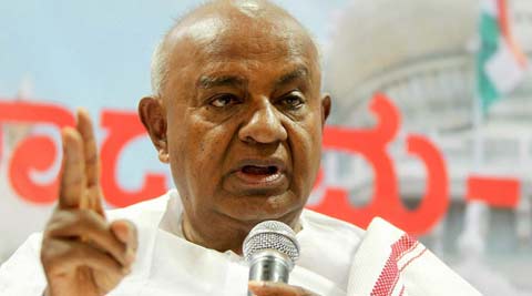 Ultimately, the Supreme Court and President of India are going to take a decision,&quot; said Gowda. (PTI) - devegowda-main