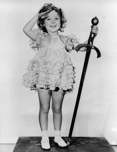 In this 1933 file photo, child actress Shirley Temple is seen in her role as "Little Miss Marker". Shirley Temple, the curly-haired child star who put smiles on the faces of Depression-era moviegoers, has died. She was 85. (AP)