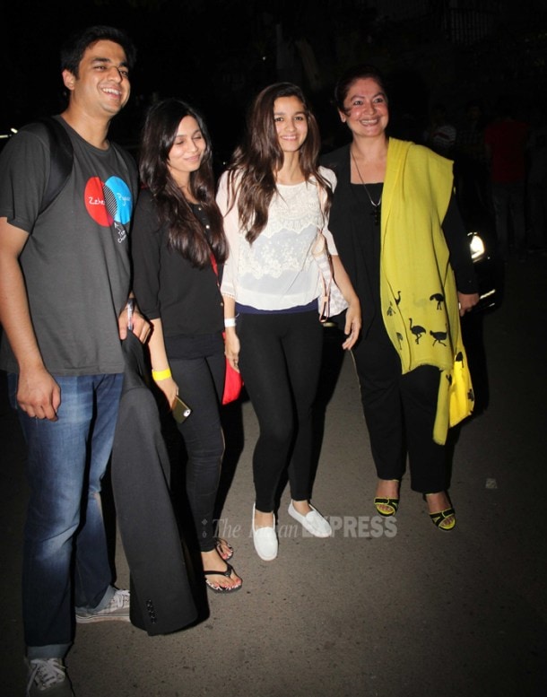 Photos Sisters Day Out Alia Pooja Bhatt The Indian Express