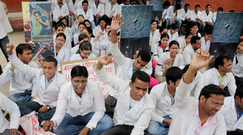 Image result for rajasthan doctors strike