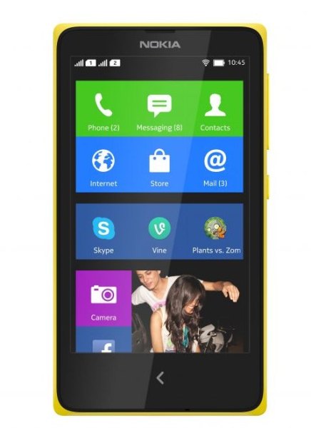 nokia_x_front_yellow_home