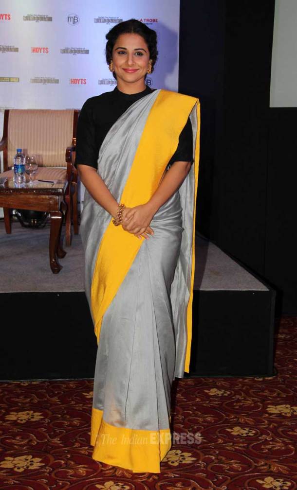Photos Malaika Sizzles In Black Vidya Beautiful In Sari The Indian