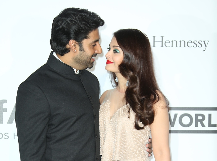 Bollywood King and Queen – Abhishek, Aishwarya Rai Bachchan steal the show at amfAR in Cannes 2014