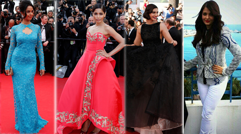 Actress Sonam Kapoor and Freida Pinto have stunned their admirers at Cannes red carpet.