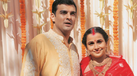 Siddharth Roy Kapur with wife Vidya Balan.
