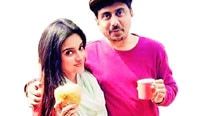 Asin and Umesh Shukla enjoying a cup of hot tea