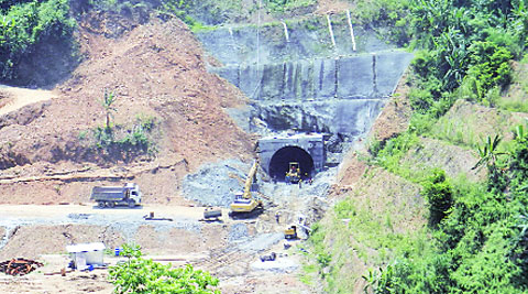 Tunnel No. 14 on Jiribam-Imphal route. 