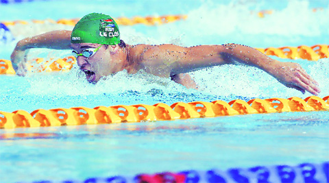 Chad le Clos won 200m butterfly gold at the Commonwealth Games in Glasgow. Source: Reuters