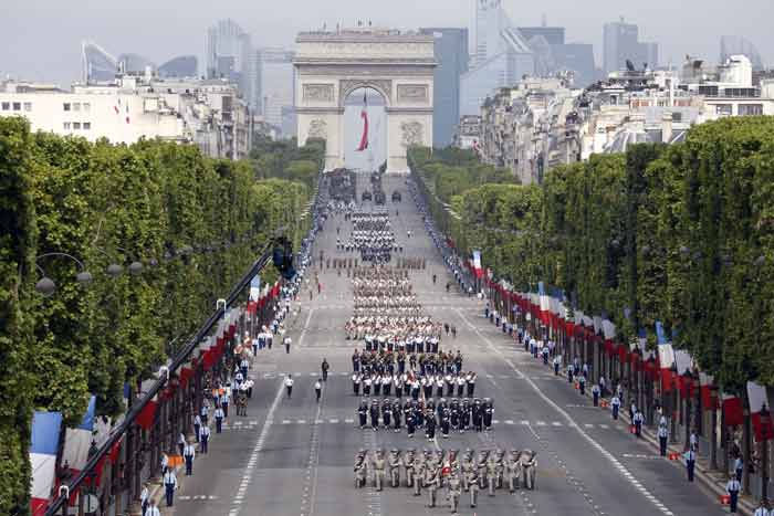 France's Bastille Day parade commemorates World War I centenary