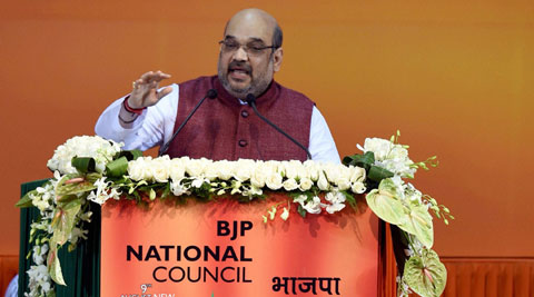 Amit Shah said party should expand its reach across the country like the Congress did all these years, maintaining that the party cannot rule for long otherwise. (Source: PTI)