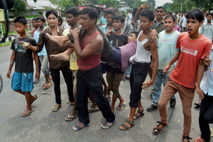 Photos Bandh Cripples Normal Life In Assam The Indian Express