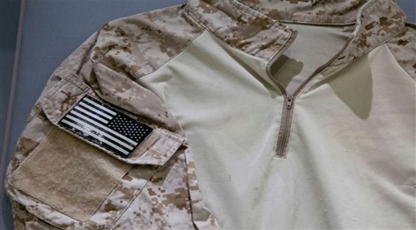 Shirt of US Navy SEAL who killed Osama goes on display Shirt