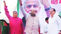 DP Yadav is back shares poll stage with Amit Shah