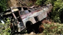 Assam bus crash Nine killed 24 injured as bus falls