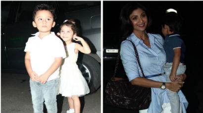 Sanjay Dutt’s kids, Shilpa’s son at Bhushan, Divya Kumar’s son’s birthday bash