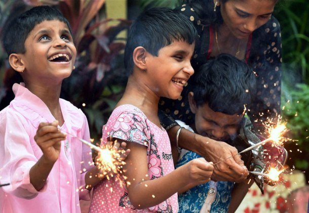 Photos Colour Lights And Sparkle India Celebrates Diwali The Indian Express