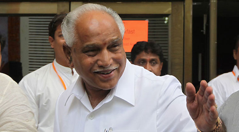 Image result for 5.	Karnataka BJP declared its Chief Ministerial Candidate is Yeddyurappa