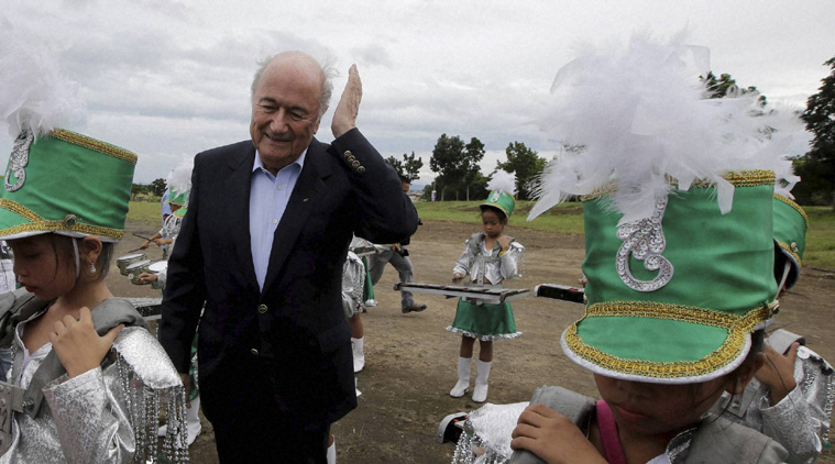 Sepp Blatter took the opportunity to throw his weight behind the capabilities of the Middle East nations (Source: AP)
