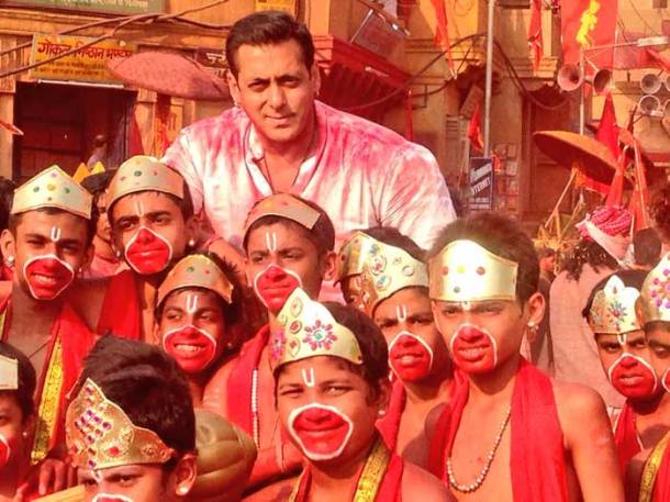 holi celebration of salman khan
