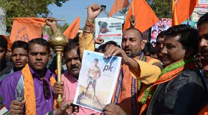 PK controversy: Hindu organistation attack theatres screening the Aamir Khan film
