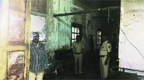 Wooden beams burnt, danger looms ‘overhead’