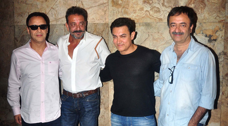Image result for aamir khan with sanjay dutt