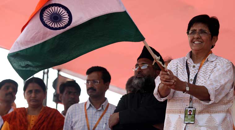 Kiran Bedi, Arvind Kejriwal, Delhi polls