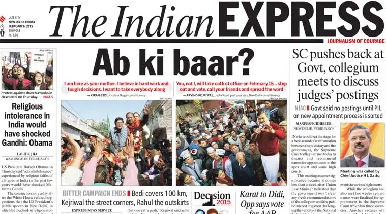 Express5: Poll campaign ends, AAP, BJP upbeat, Congress hopeful.