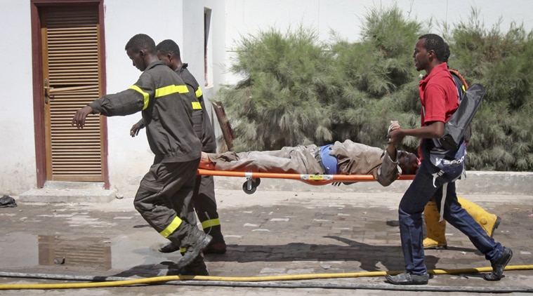 somalia bombings, Suicide bombings Somalia, al Shabab militants, al Qaida, Islamic insurgent group, Suicide bombings, Somalia, somalia news, africa news, world news, indian express