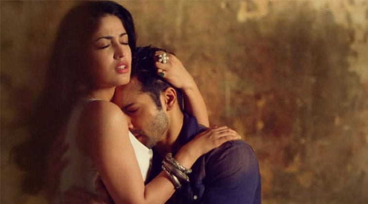 Image result for varun dhawan kissing scene in badlapur