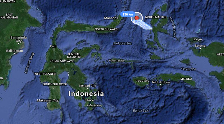 Indonesia earthquake / US Geological Survey information