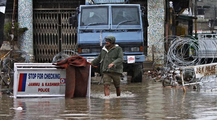 Kashmir floods LIVE: Seven bodies recovered, nine trapped in.