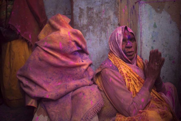 widows of vrindavan play holi