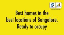 Best homes in the best locations of Bangalore, Ready to occupy