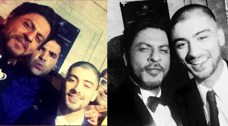 Image result for zayn malik with shahrukh