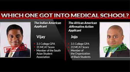 Indian-American says he got into US medical school by claiming to be black