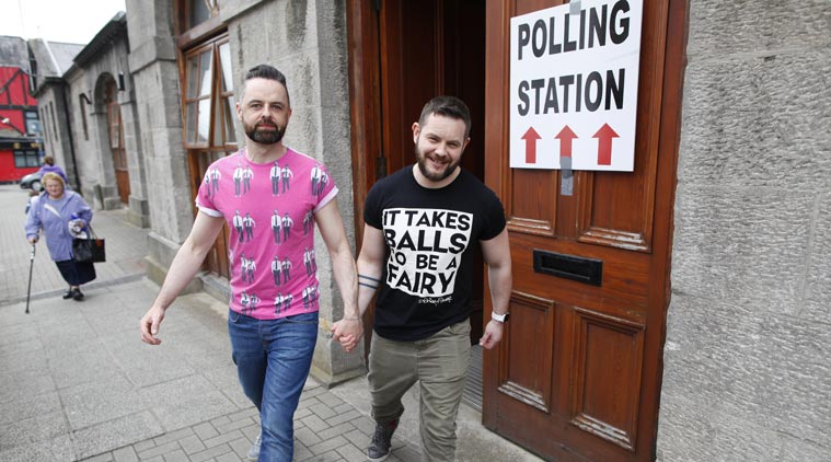 Ireland Starts Counting Votes To Legalise Gay Marriage The Indian Express