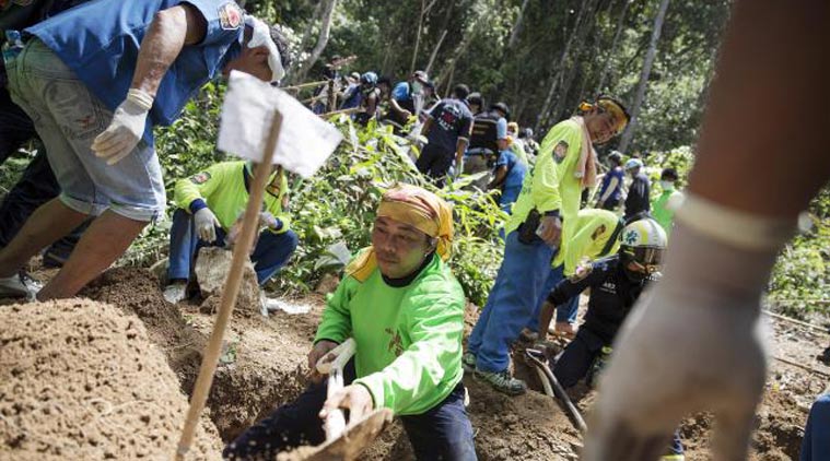 Mass graves of suspected trafficking victims found in Malaysia.