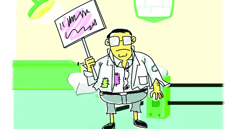 Image result for doctor patient cartoon india