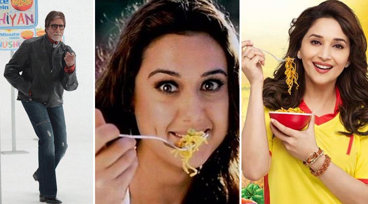 amitabh bachchan, maggi controversy, maggi case, preity zinta, madhuri dixit, big b, amitabh bachchan maggi, preity zinta maggi, madhuri dixit maggi, shiv sena, amitabh bachchan maggi ad, preity zinta maggi ad, madhuri dixit maggi ad, entertainment news