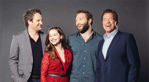 Emilia Clarke, Arnold Schwarzenegger