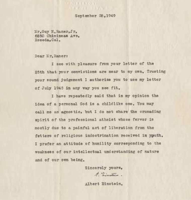 einstein-s-letter-to-god-among-27-personal-letters-going-on-auction-the-indian-express