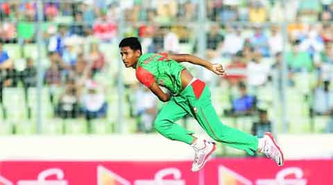 Mustafizur Rehman, Mustafizur Rehman Bangladesh, Mustafizur Rehman Bowling, Mustafizur Rehman Bangladesh, India vs Bangladesh, Bangladesh vs India, Bangladesh, India, CrIcket, Cricket, Mahendra Singh Dhoni, MS Dhoni,MSD